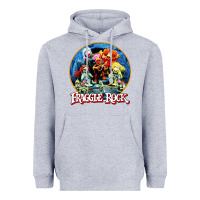 Heather Grey fraggle rock classic Heavyweight Hoodie - linhVisuals