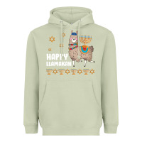 Matcha happy llamakah llama withorah jewish Heavyweight Hoodie - linhVisuals