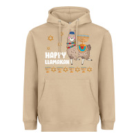 Mushroom happy llamakah llama withorah jewish Heavyweight Hoodie - linhVisuals