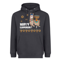 Smoke happy llamakah llama withorah jewish Heavyweight Hoodie - linhVisuals