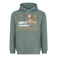 Sage happy llamakah llama withorah jewish Heavyweight Hoodie - linhVisuals