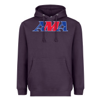Plum american motorcyclist association (AMA) Heavyweight Hoodie - linhVisuals