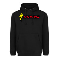 Black Specialized Bikes Bicycle Heavyweight Hoodie - linhVisuals