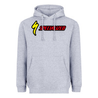 Heather Grey Specialized Bikes Bicycle Heavyweight Hoodie - linhVisuals