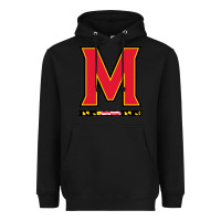Black maryland terr Heavyweight Hoodie - linhVisuals