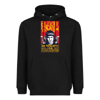 Black Elliott Smith Heavyweight Hoodie - linhVisuals