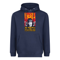 Navy Elliott Smith Heavyweight Hoodie - linhVisuals