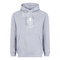 Heather Grey Skinny Puppy Heavyweight Hoodie - linhVisuals