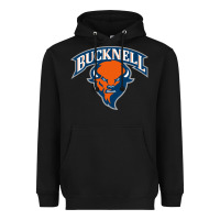 Black bucknell Heavyweight Hoodie - linhVisuals