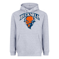 Heather Grey bucknell Heavyweight Hoodie - linhVisuals