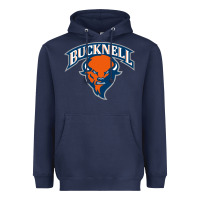 Navy bucknell Heavyweight Hoodie - linhVisuals