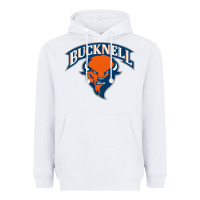 White bucknell Heavyweight Hoodie - linhVisuals
