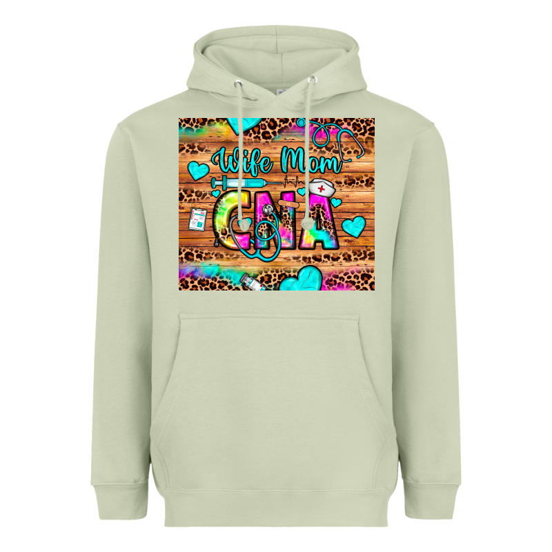 Wife Mom Cna Heavyweight Hoodie by JahusDesignShop | Teevron