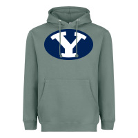 Sage byu couga s Heavyweight Hoodie - linhVisuals