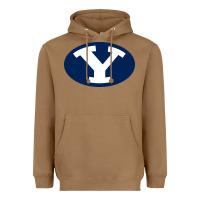 Toasted Coconut byu couga s Heavyweight Hoodie - linhVisuals