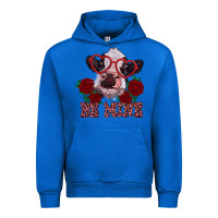 Cobalt be mine valentine's day calf Urban Hoodie - RanaPortraitStore