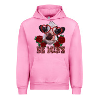 Fuchsia Pink be mine valentine's day calf Urban Hoodie - RanaPortraitStore