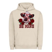 Pigment French Oak be mine valentine's day calf Urban Hoodie - RanaPortraitStore