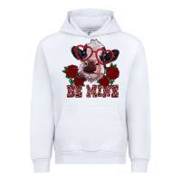 White be mine valentine's day calf Urban Hoodie - RanaPortraitStore