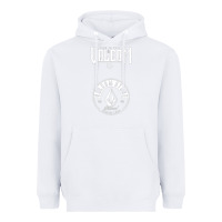 White Volcom Style Heavyweight Hoodie - linhVisuals