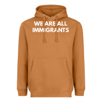 Meerkat we are all immigrants Heavyweight Hoodie - linhVisuals