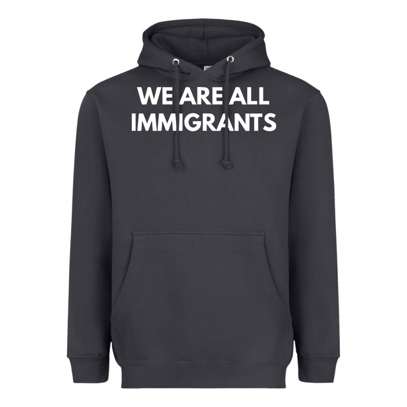 We Are All Immigrants Heavyweight Hoodie by linhVisuals | Teevron