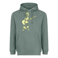 Sage cat playing guitar Heavyweight Hoodie - linhVisuals