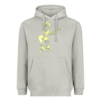 Moon Dust cat playing guitar Heavyweight Hoodie - linhVisuals