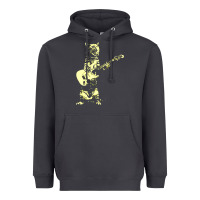 Smoke cat playing guitar Heavyweight Hoodie - linhVisuals