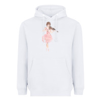 White lindsey stirling Heavyweight Hoodie - linhVisuals