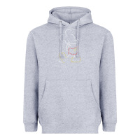 Heather Grey micke mouse tshirt Heavyweight Hoodie - linhVisuals
