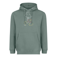 Sage micke mouse tshirt Heavyweight Hoodie - linhVisuals