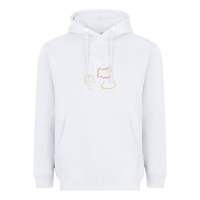 White micke mouse tshirt Heavyweight Hoodie - linhVisuals