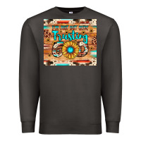 Smoke i'm just out here trusting god Premium Sweatshirt - JahusDesignShop