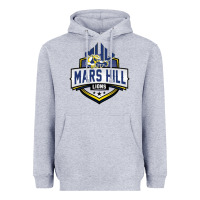 Heather Grey mars hill university Heavyweight Hoodie - linhVisuals