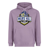 Lavender mars hill university Heavyweight Hoodie - linhVisuals