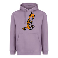 Lavender Calvin Bill Watterson Heavyweight Hoodie - linhVisuals