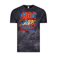 Cloud Black God Bless America Vintage Tee - Jasminsmagicworld