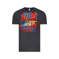 Vintage Black God Bless America Vintage Tee - Jasminsmagicworld