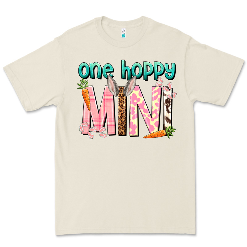 One Hoppy Mini Easter Day Premium Tee by HowdyJamesFarm | Teevron