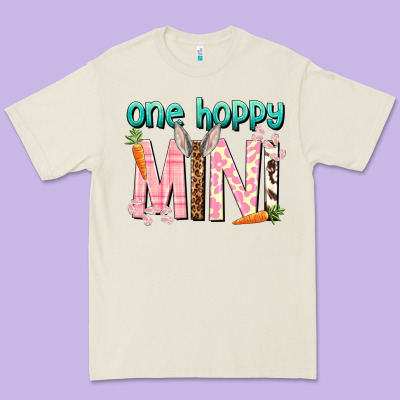 One Hoppy Mini Easter Day Premium Tee Designed By Howdyjamesfarm