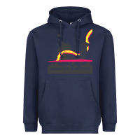 Navy motion city soundtrack clässic Heavyweight Hoodie - linhVisuals