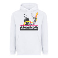 White motion city soundtrack clässic Heavyweight Hoodie - linhVisuals
