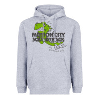 Heather Grey motion city soundtrack clässic Heavyweight Hoodie - linhVisuals