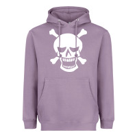 Lavender skull crossbones Heavyweight Hoodie - linhVisuals
