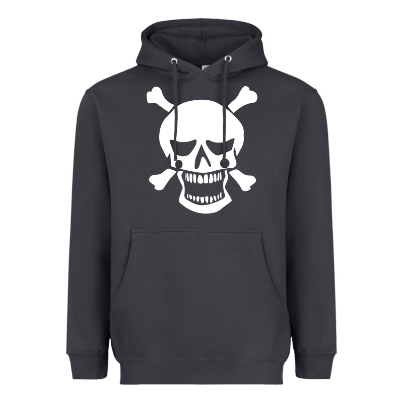 Skull Crossbones Heavyweight Hoodie by linhVisuals | Teevron