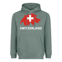 Sage switzerland Heavyweight Hoodie - linhVisuals
