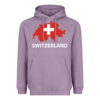 Lavender switzerland Heavyweight Hoodie - linhVisuals