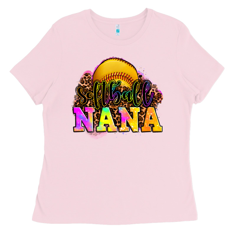 Softball Nana Ladies Tee by OliviaCreatesArt | Teevron