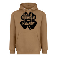 Toasted Coconut prone to shenanigans and malarkey Heavyweight Hoodie - linhVisuals